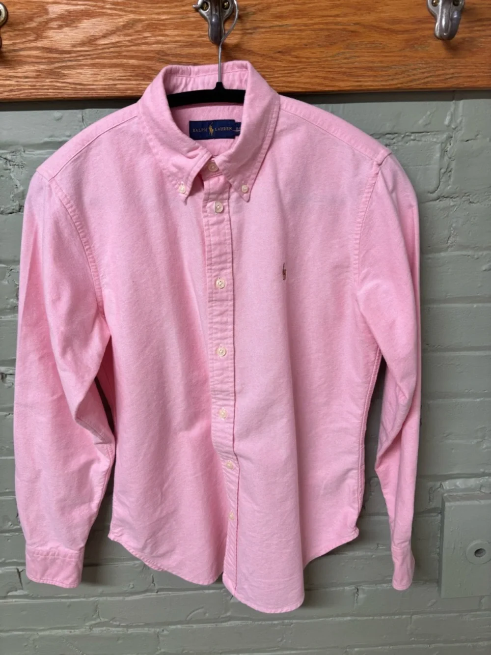 Ralph Lauren Button-Down Oxford Shirt - Pink - Picture 1 of 8